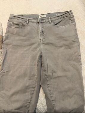 Soho Straight Leg Jeans in Light Gray